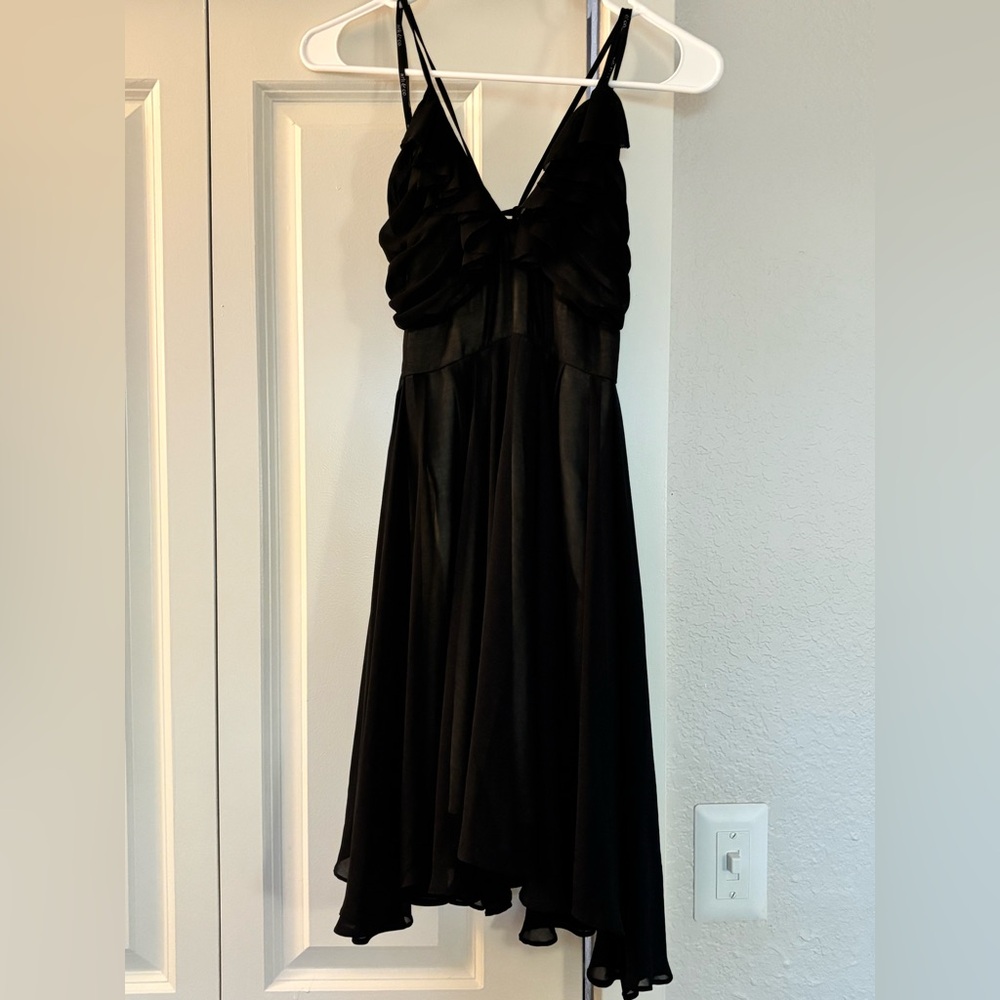 Ark & Co Black Backless Dress